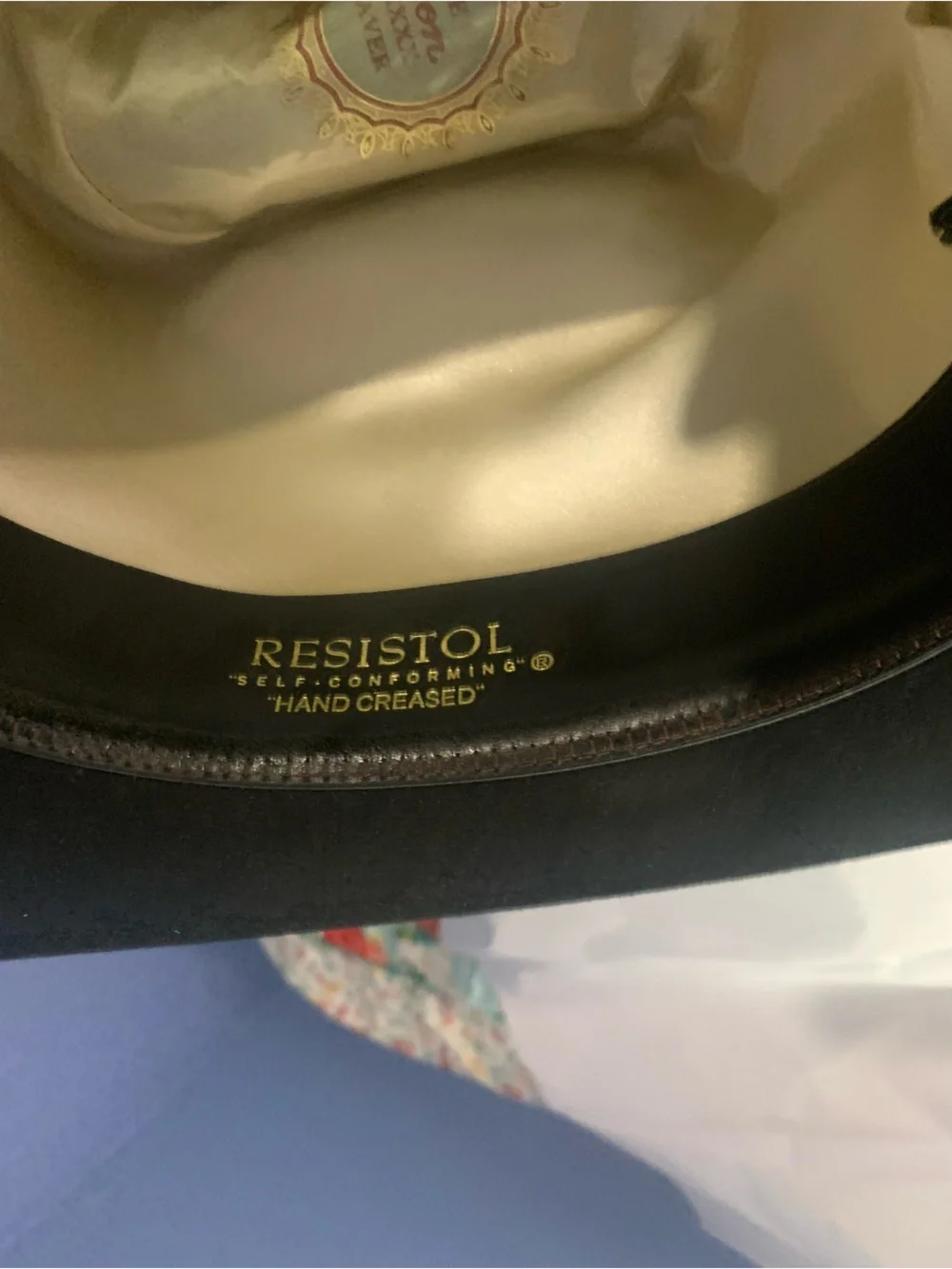 Resistol The Ryon 5X Beaver Black Cowboy Hat Size 7